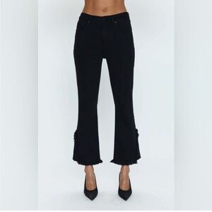NEW‎ Pistola Lennon Women's Black Flared Jeans SZ 27